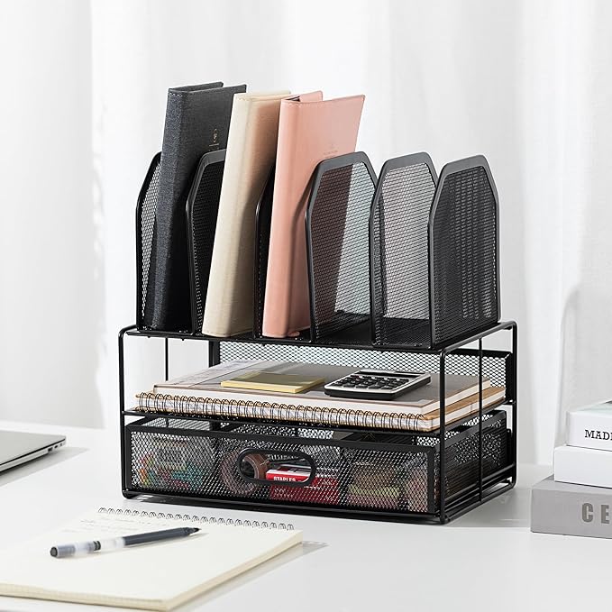 Amazon Basics Mesh Desk Organizer - Image 5