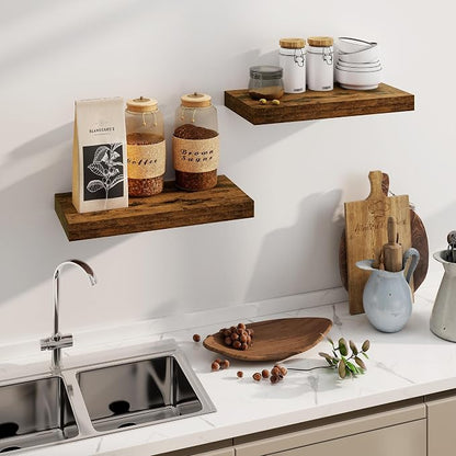 Floating Shelves, 8 Inch Deep Floating Shelves, Rustic Wood Floating Shelf - Image 6