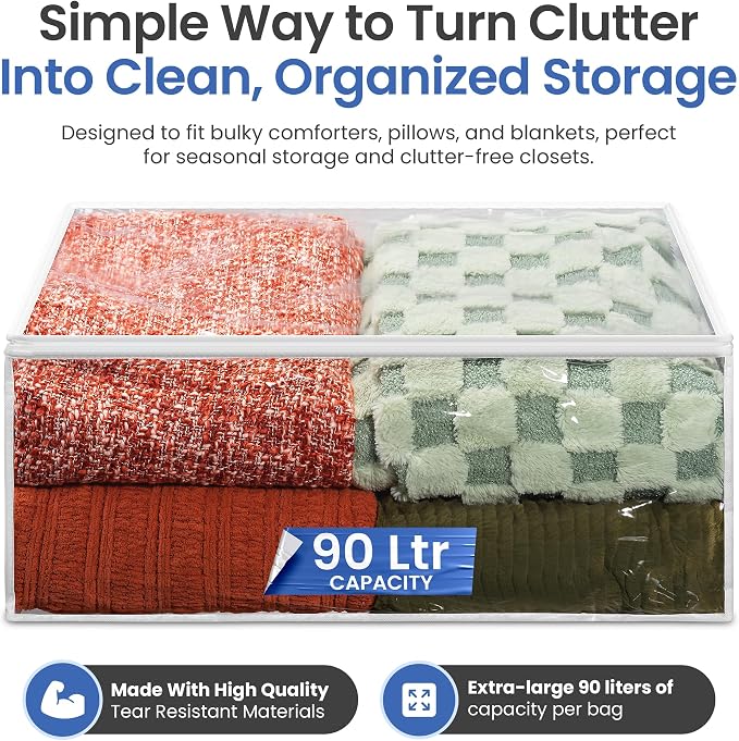 Handy Laundry Blanket Storage Bags - 90 L - Image 2