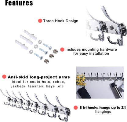 Dseap Coat Rack Wall Mount - Image 5