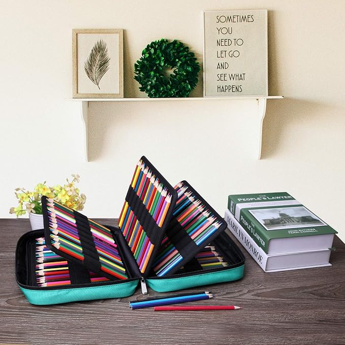 JAKAGO 220 Slots Colored Pencil Case Large Capacity Pen Holder - Image 7