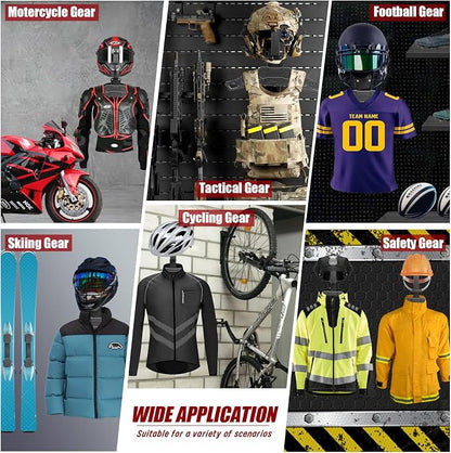 Helmet Wall Mount Motorcycle Helmet Holder Rack - Image 3
