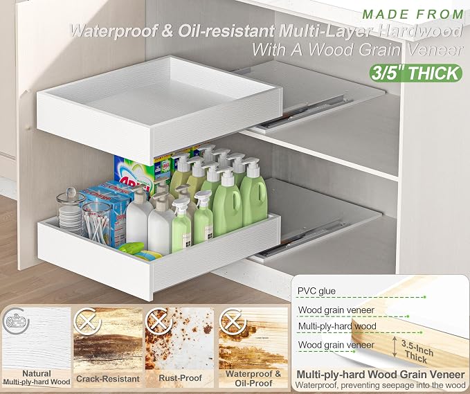 MyLifeUNIT Wooden Pull Out Drawers - Image 6