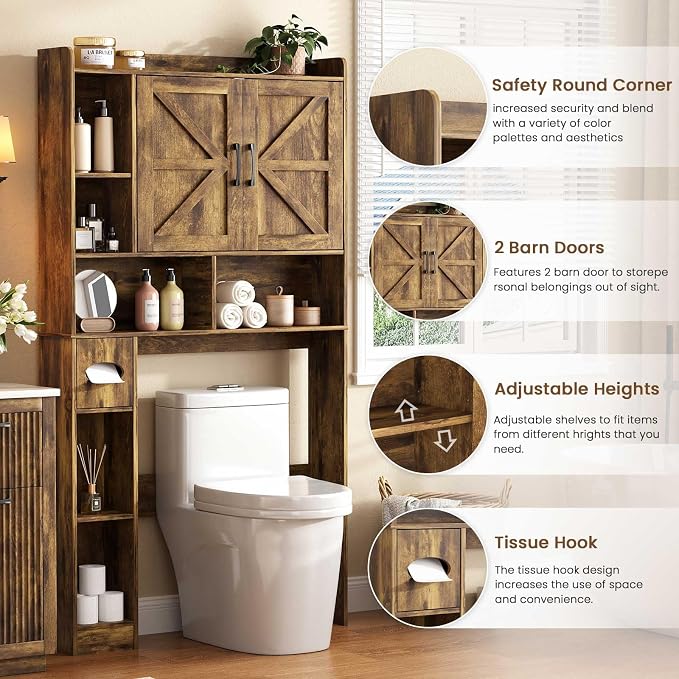 Vabches Over The Toilet Storage Cabinet - Image 3