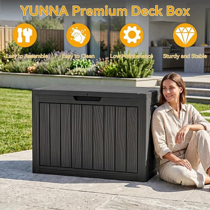 50 Gallon Storage Box for Outdoor and Indoor Use, Outdoor Deck Box for Picnic - Image 6