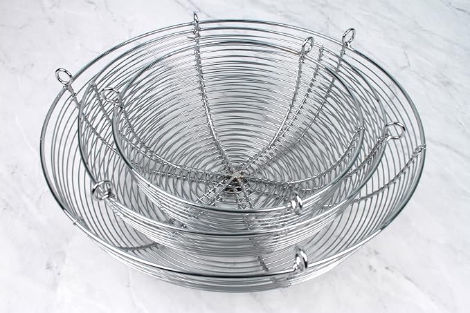 Woven Wire Hanging Basket - Image 3