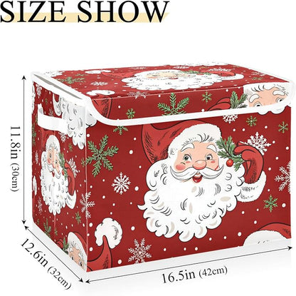 Christmas Santa Claus Storage Bins - Image 3