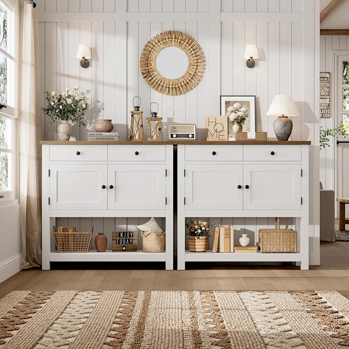 HOSTACK Farmhouse Console Table - Image 8