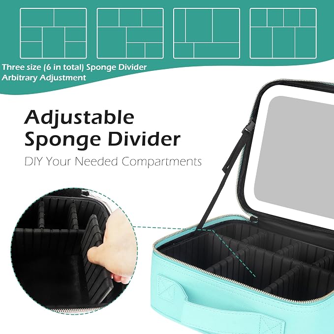 MOMIRA Travel Makeup Bag Cosmetic Bag Makeup Organizer Bag - Image 4