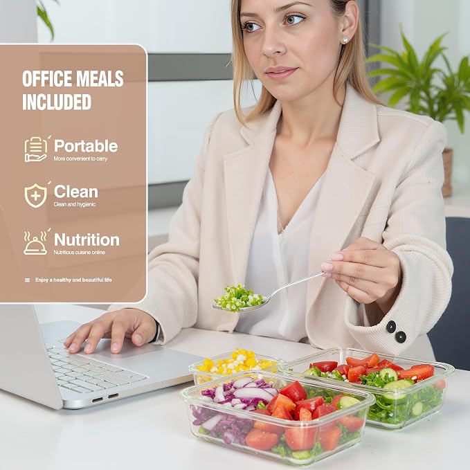 10-Pack Meal Prep Containers - Image 8