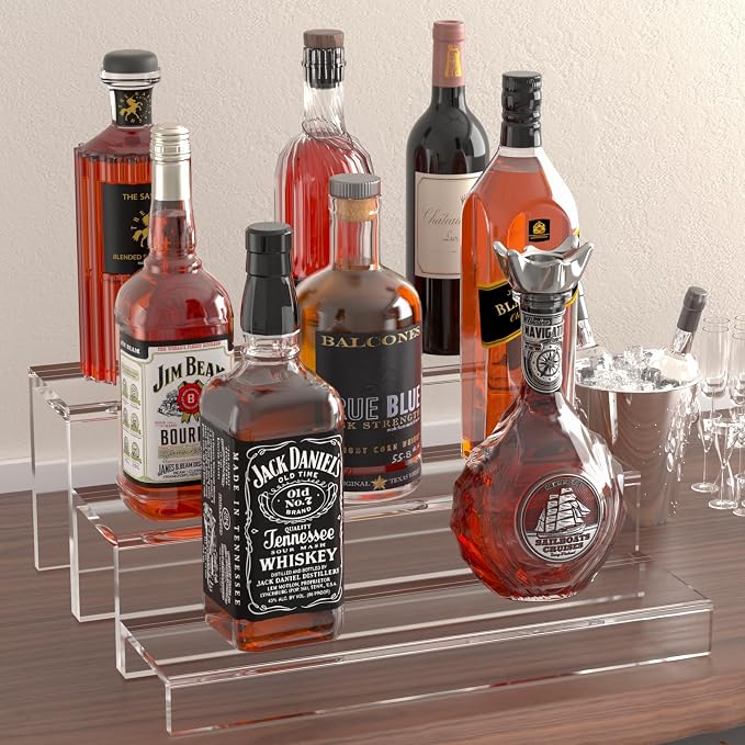 3 Tiers Bar Shelves for Liquor Bottles - Image 2
