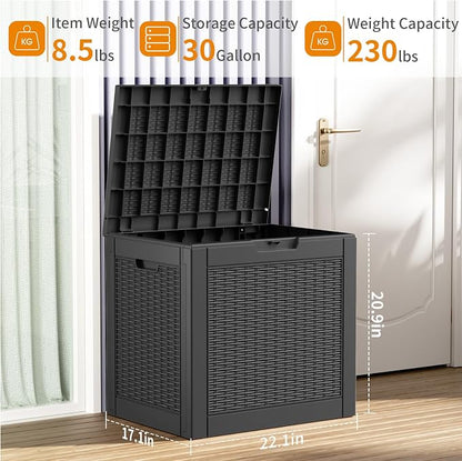 ROJIK 30Gallon Outdoor Storage Box - Image 2
