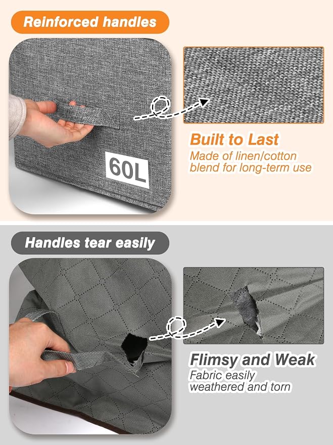 60L Blanket Storage, Comforter Storage Bag - Image 3