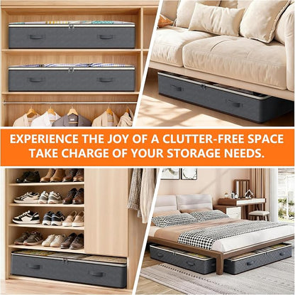 90L Under Bed Storage Containers, - Image 7