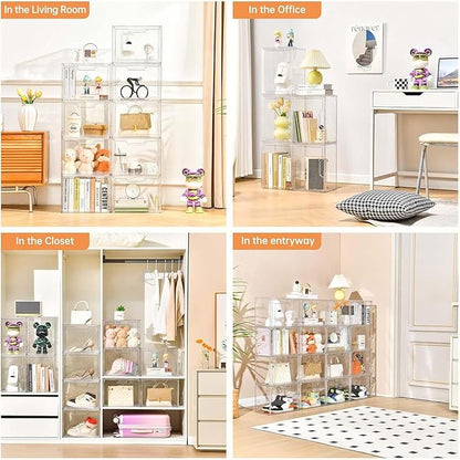 Purse Organizer for Closet, Purse Storage Box - Image 4