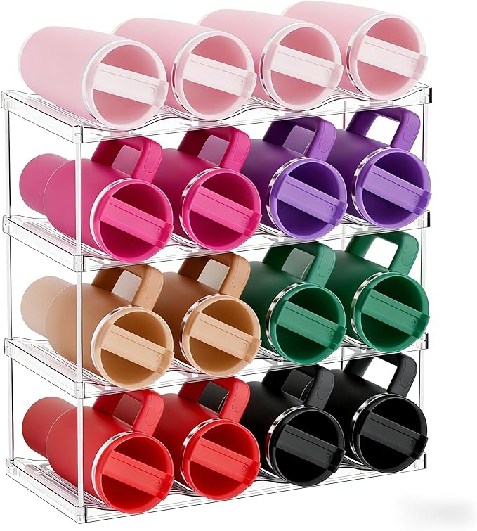 Stackable Water Bottle Organizer by SuoxingStorage