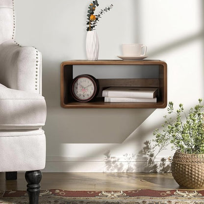 Floating Nightstand, Wall Mounted Bedside Shelf, Handmade Bedroom Furniture - Image 3