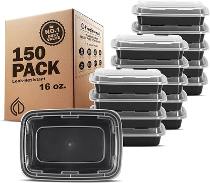 Freshware Meal Prep Containers 1 Compartment Food Storage Containers by Unknown