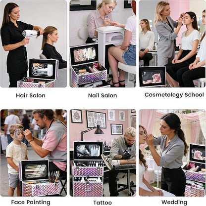Professional Rolling Makeup Case - Image 5