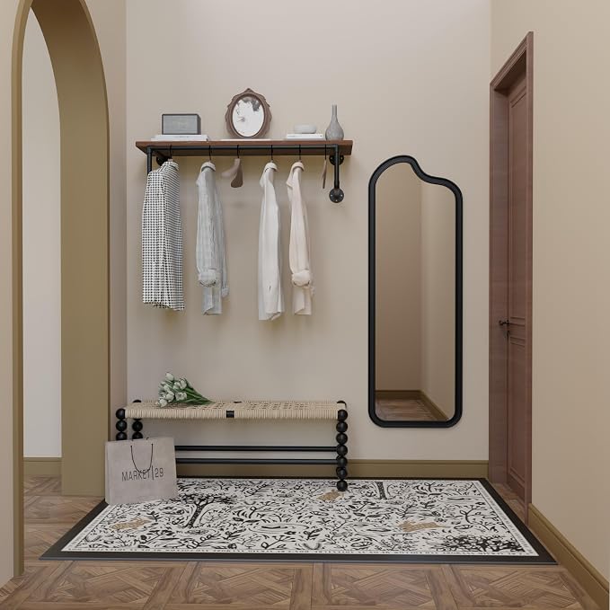 Clothes Rack 36in, Wall Mounted Garment Racks - Image 6