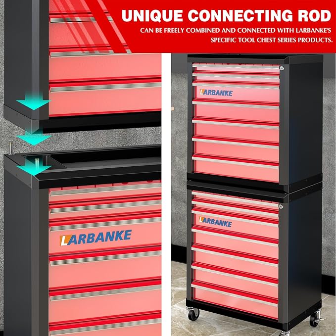 LARBANKE 7-Drawer Rolling Tool Chest - Image 7