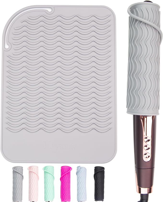 Heysam Professional Heat-Resistant Silicone Mat by SaloGradeHairStylingTools