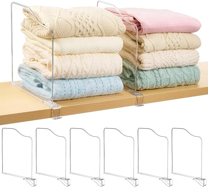 Vtopmart 12" Extra Tall x 12" Deep Shelf Dividers by Vtopmart