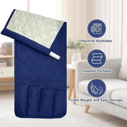 MEHIDFY Sofa Armrest Caddy, Waterproof Bedside Storage Organizer, Non Slip - Image 6