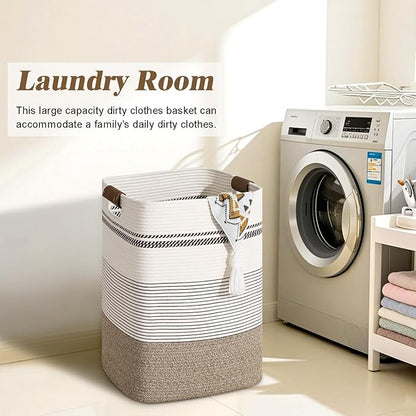 Laundry Hamper, 85L Tall Laundry Basket - Image 4