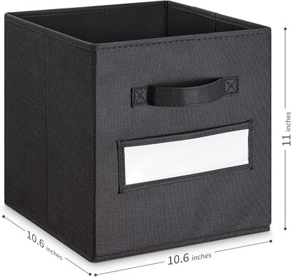 11 Inch Storage Cube, Storage bin, cube storage Foldable Fabric Cube Storage - Image 3