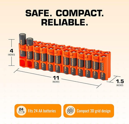 AA Battery Storage Caddy by Storacell - Image 7