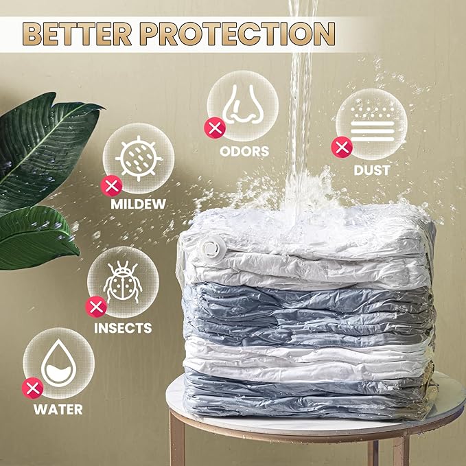 TAILI 6 Pack Vacuum Storage Bags, Cube Space Bags, Combo Vacuum Seal Bags - Image 9