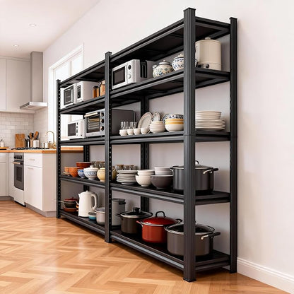 Garage Storage Shelves, 5 tier shelving unit, 40 inch Wide, 18” Deep, 78” Tall - Image 8
