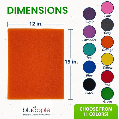 Bluapple FreshMats, Refrigerator Bin Liner, Fridge Drawer Mats, Crisper Life - Image 4