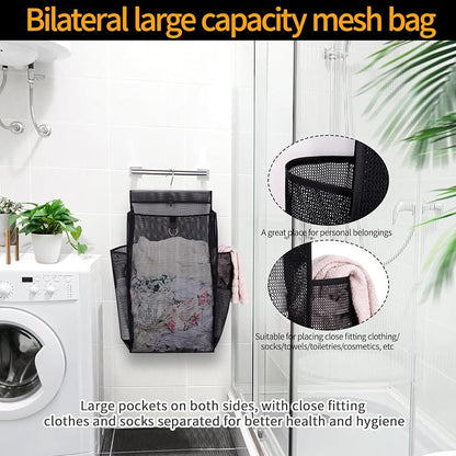 Hanging Collapsible Breathable Mesh Laundry Hamper, Fast Drying Portable Space - Image 6