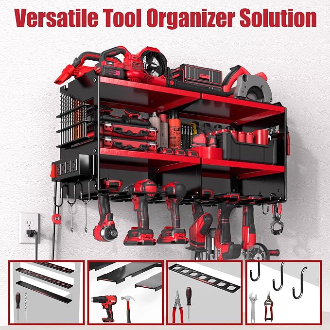 Spampur Fathers Day Gift – Power Tool Organizer Wall Mount - Image 5