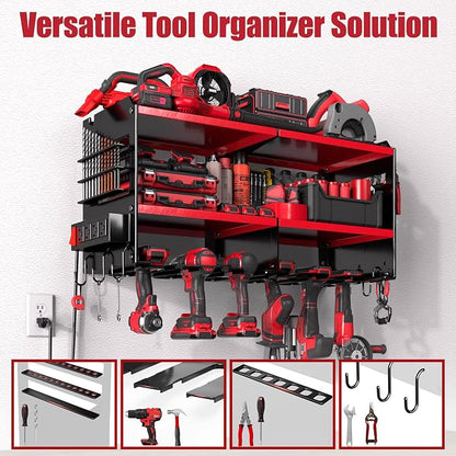 Spampur Fathers Day Gift – Power Tool Organizer Wall Mount - Image 5