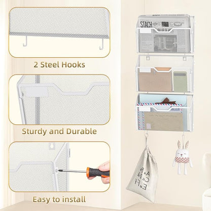 Docnest 6 Pack Mesh Wall File Holders - Image 4