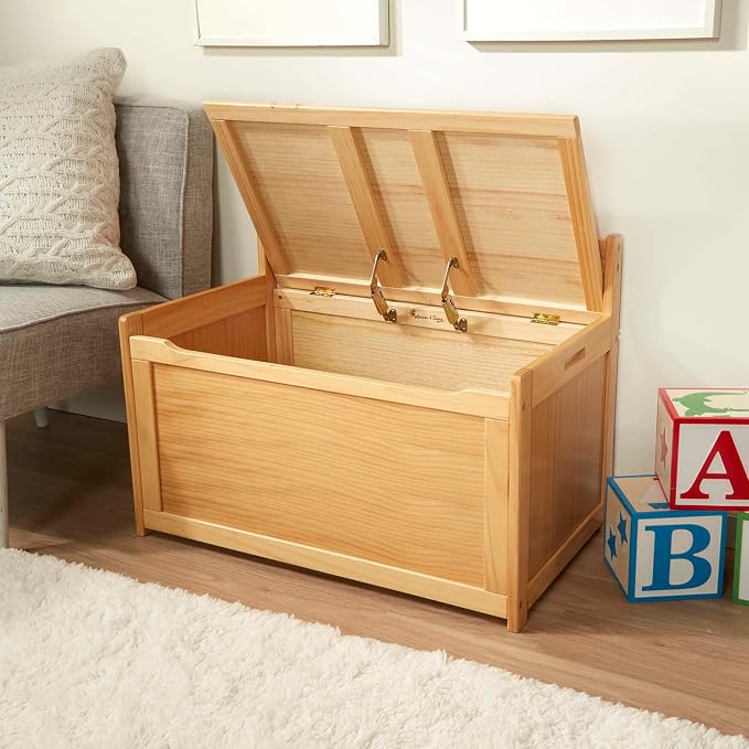 Melissa & Doug Wooden Toy Chest - Image 5