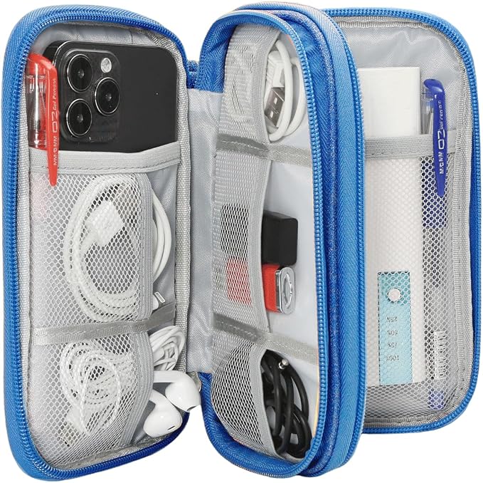 CAAORDKSO Travel Cord Organizer Case, Electronic Accessories Bag, Tech - Image 3