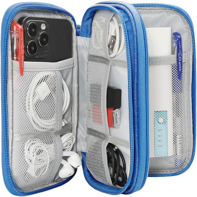 CAAORDKSO Cord Organizer Travel Cable Organizer Bag Tech Electronic Organizer - Image 3
