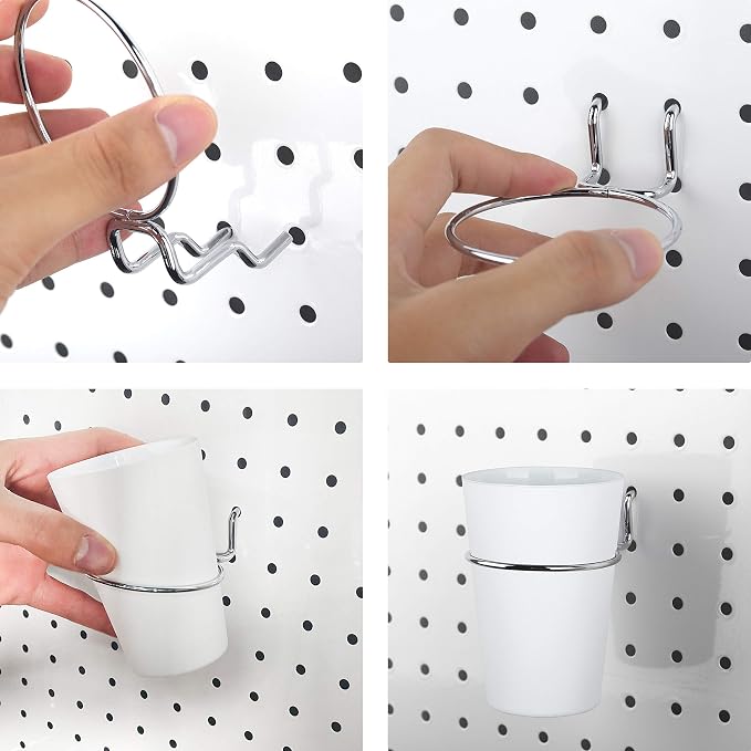 Kuhome 6 Sets Pegboard Hooks - Image 4