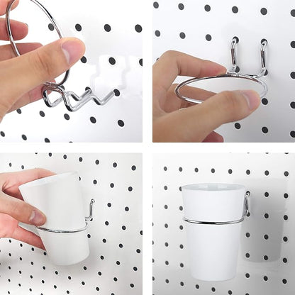 Kuhome 6 Sets Pegboard Hooks - Image 4