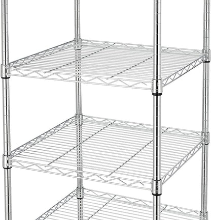 Finnhomy Heavy Duty 5 Tier Wire Shelving Unit, Metal Shelving - Image 6