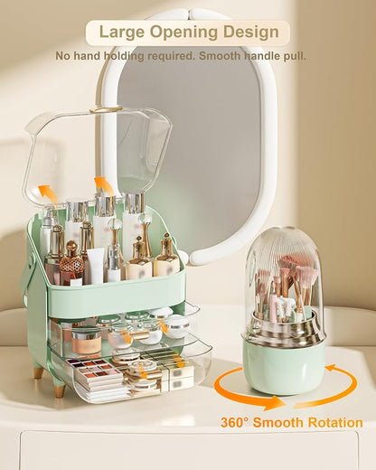 Makeup Organizer, Skincare Holder Bathroom Counter Organizer, Storage Box - Image 5