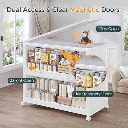540QT Extra Large Stackable Storage Bins - Image 3