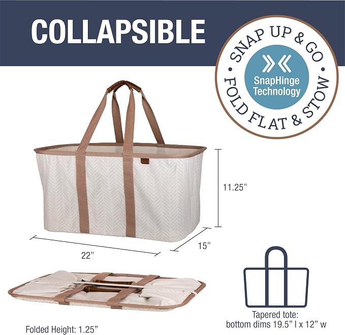 CleverMade Collapsible Laundry Tote - Image 2