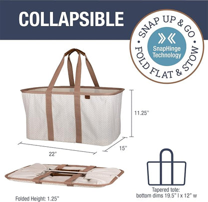 CleverMade Collapsible Laundry Tote - Image 2