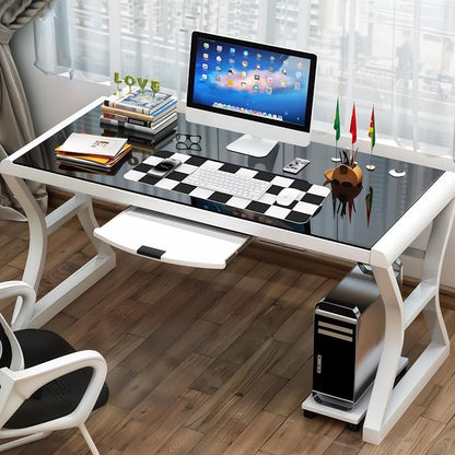 Non-Slip Checkered Desk Mat, Waterproof PU Leather Protector, Large Blotter - Image 6