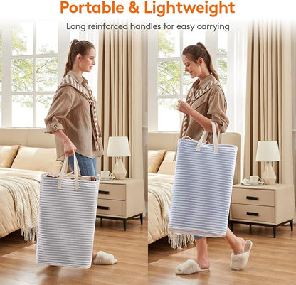 Lifewit 2 Pack Laundry Basket 80L Each, Collapsible Clothes Hamper - Image 5